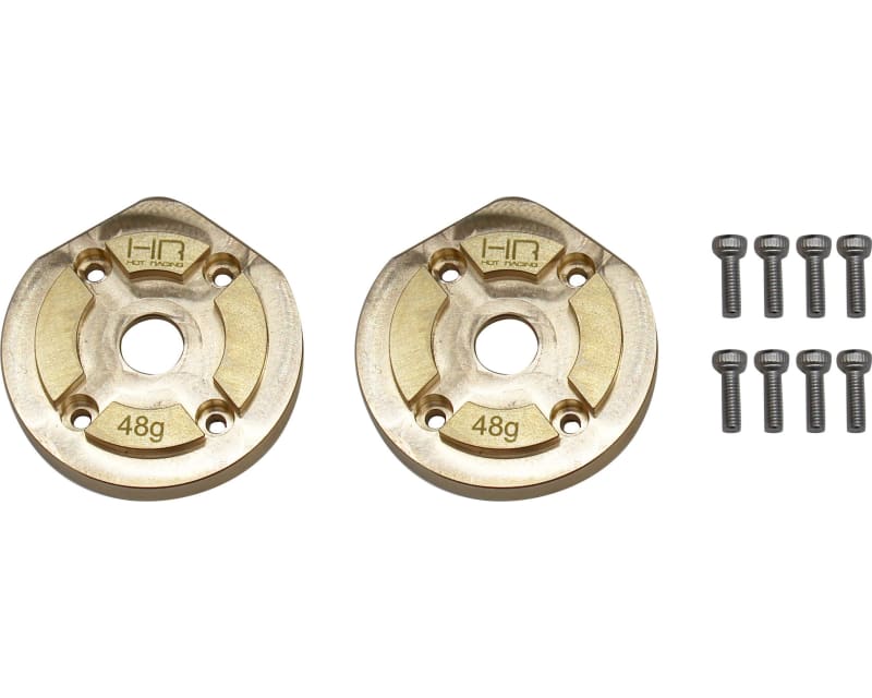48g Brass Currie F9 Portal Knuckle Caps: UTB SCX 3
