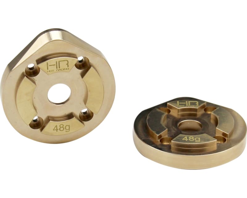 48g Brass Currie F9 Portal Knuckle Caps: UTB SCX 3