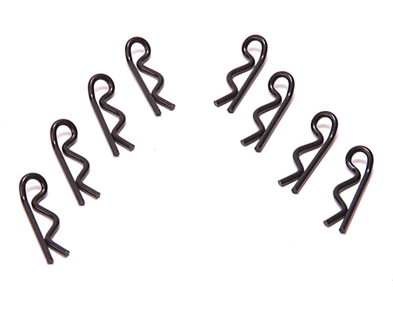 Aerox Handed Body Clips - Black (pk8)