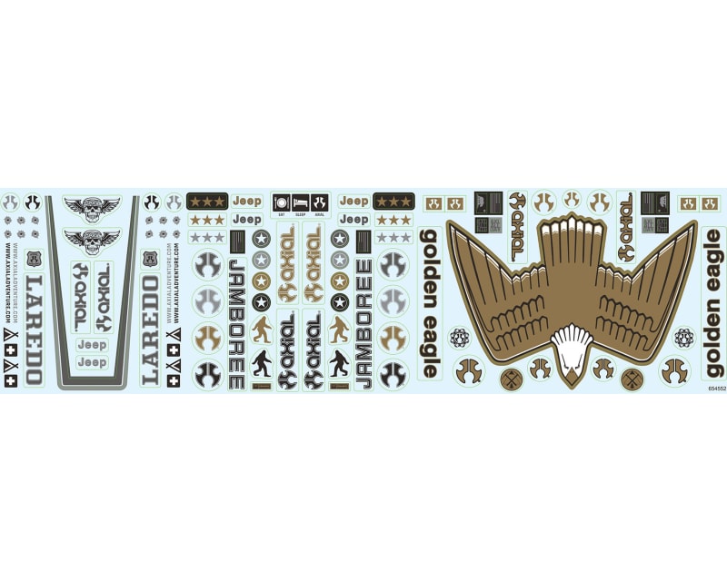 Axial J33P Heritage Decal Sheet