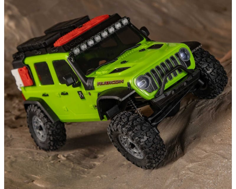 1/30 Scx30 Jeep Wrangler Jlu 4x4 RTR Green