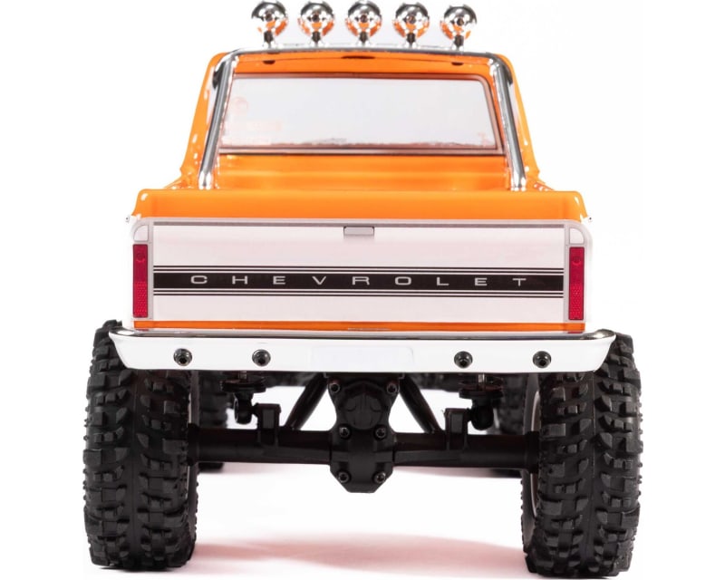 Tap to zoom 1/24 SCX24 1971 Chevrolet C10 4WD Truck RTR Orange