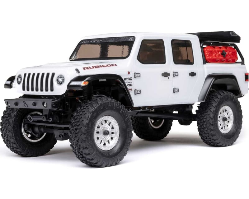 SCX24 J33P Gladiator 4WD Rock Crawler RTR White