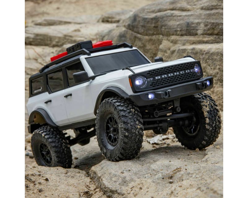 1/24 SCX24 Ford Bronco 4X4 RTR Brushed Rock Crawler Battery & Ch