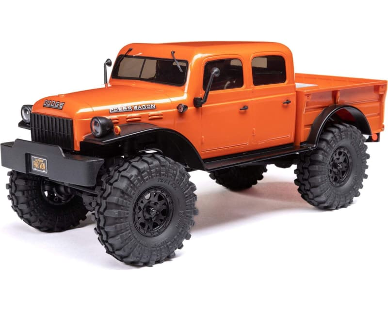 Tap to zoom SCX24 40 s 4 Door D0DGE Power Wagon Orange:1/24 4WD-RTR