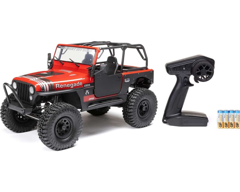 1/10 SCX10 III Jeep CJ-7 4X4 RTR Brushed Rock Crawler Red