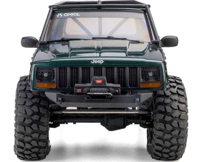Tap to zoom 1/10 SCX10 III Jeep Cherokee XJ 4X4 RTR Brushed Crawler Green