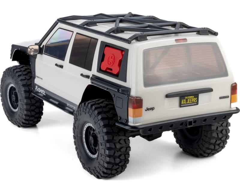 Tap to zoom 1/10 SCX10 III Jeep Cherokee XJ 4X4 RTR Brushed Crawler, White