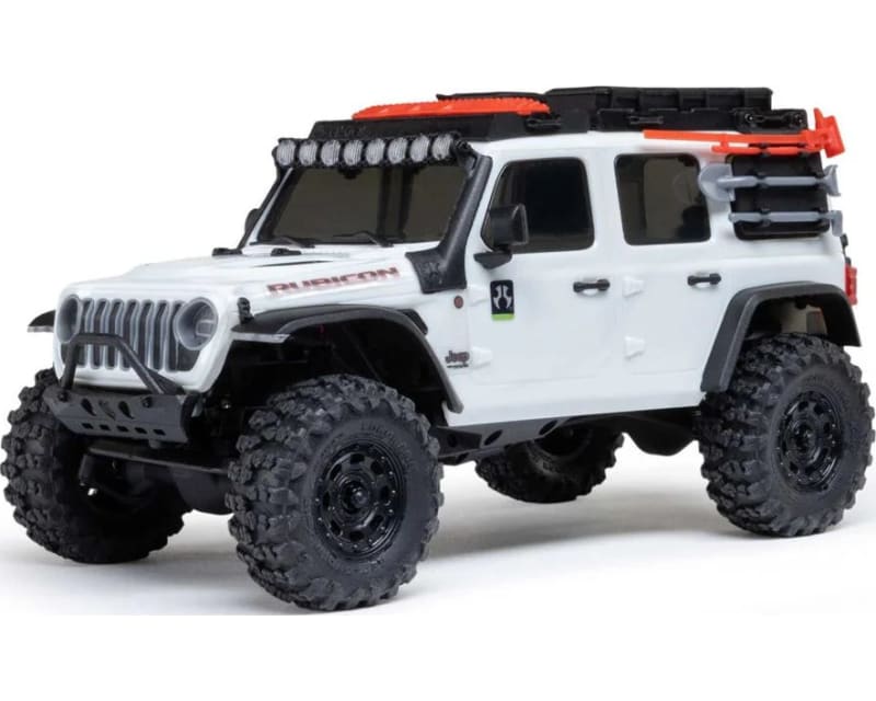 Tap to zoom 1/30 SCX30 Jeep Wrangler JLU 4X4 RTR Brushed Rock Crawler Batter