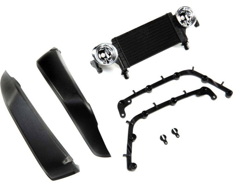 Radiator & Front Fenders J33P JLU: SCX10III