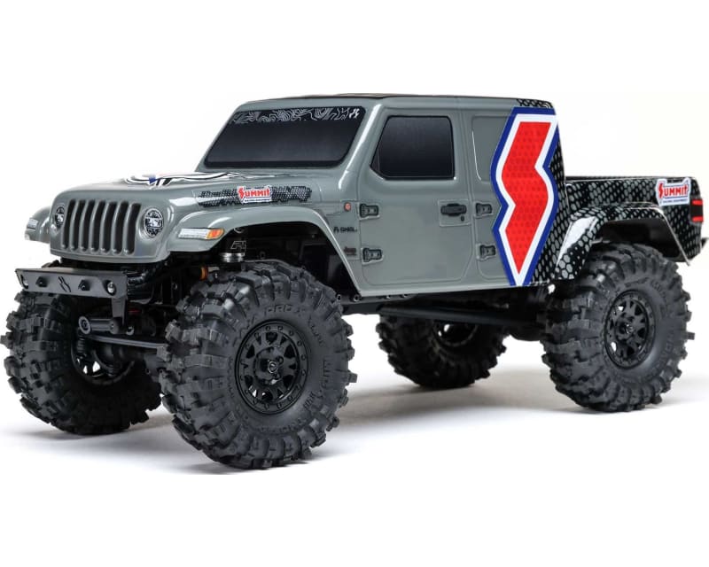 SCX24 Summit Racing Jeep Gladiator 4x4 Rock Crawler RTR Gray