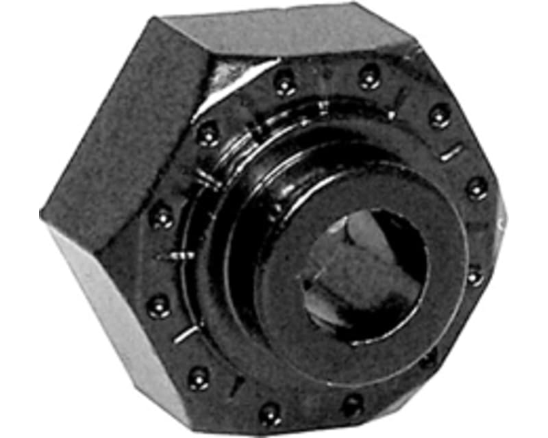 AX30429 Aluminum Hex Hub 12mm Black 4