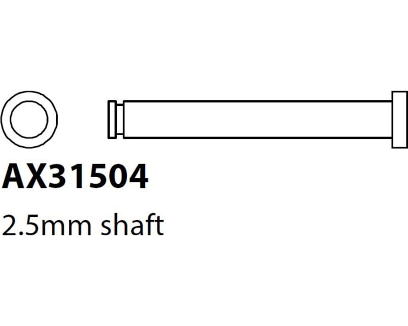 AX31504 Hinge Pin 2.5x19mm