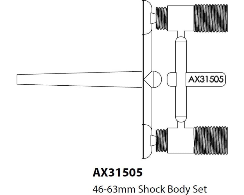 AX31505 Shock Body Set 46-63mm