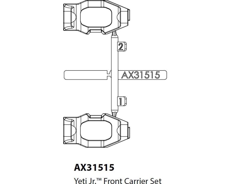 AX31515 Front Carrier Set Yeti Jr.