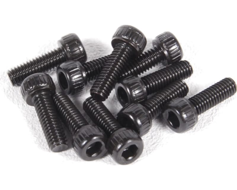 AXA0023 Cap Head 2.6x8mm Black 10
