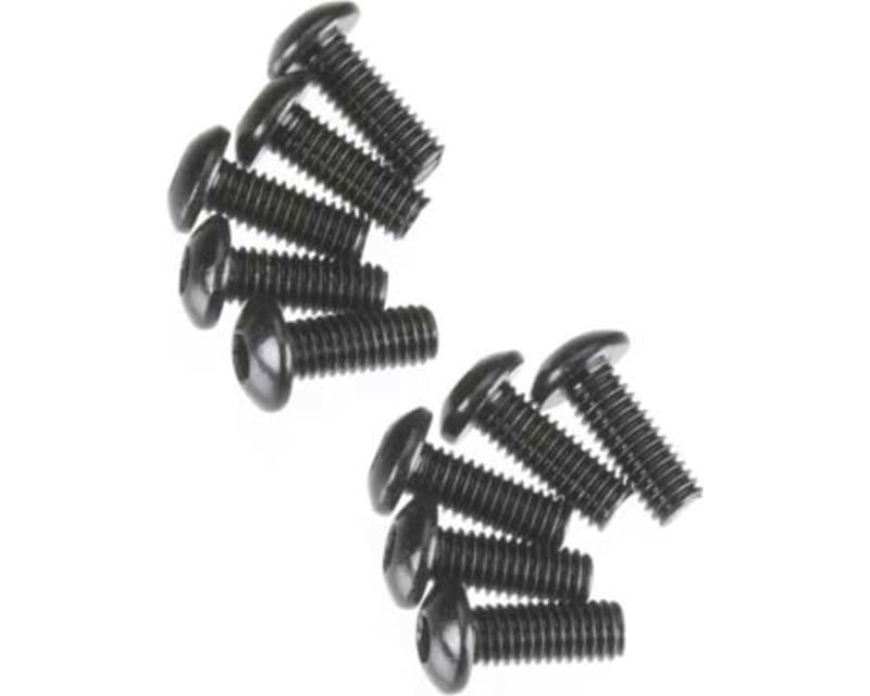 AXA114 Hex Sckt ButtonHead M3x8mm Black Oxide 10