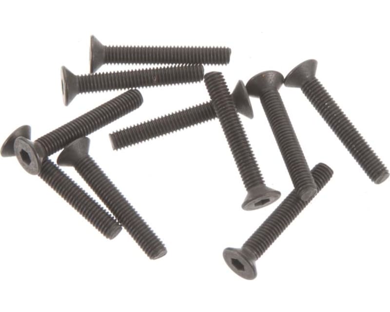 AXA149 Hex Socket Flat Head M3x20mm Black 10