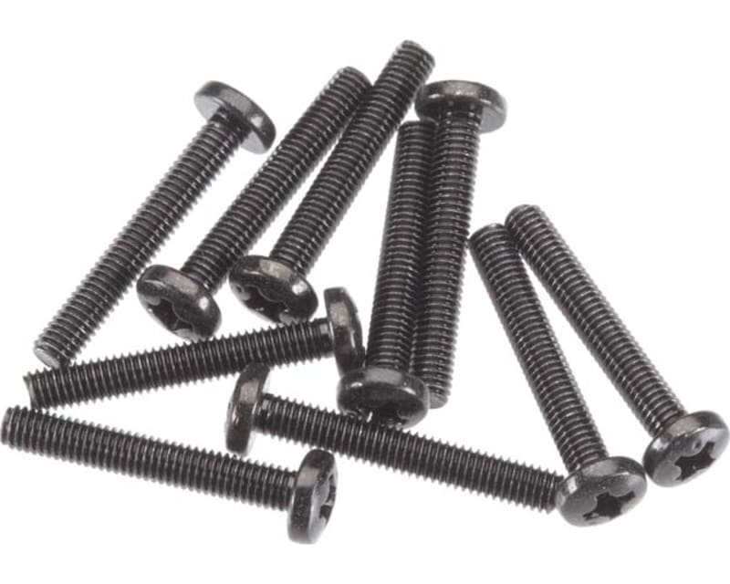 Tap to zoom M3x20mm Binder Head - Black (10pcs)