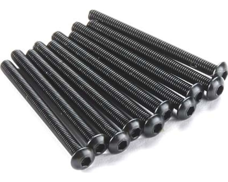 Tap to zoom M3x35mm Hex Socket Button Head (Black) (10pcs)