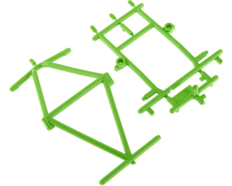 AX31351 Green Monster Truck Cage Roof & Hood