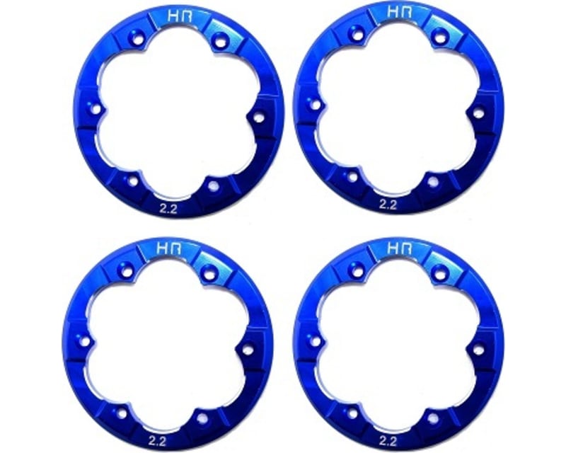 Tap to zoom discontinued Aluminum Bead-Lock Ring (4)(Blue) - Axial Xr10