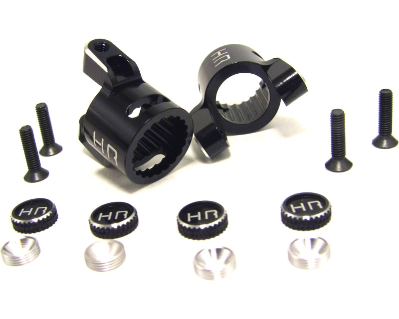 Black Aluminum C-Hubs Xr10 Wra