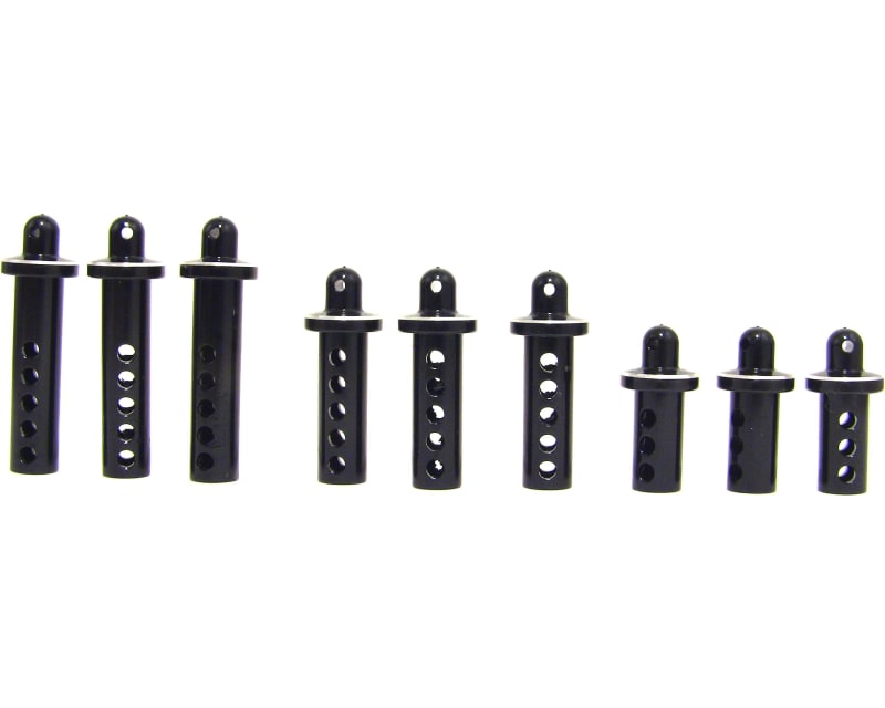 Black Aluminum Body Post Ext Kit : Xr10