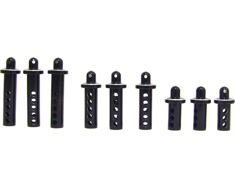 Black Aluminum Body Post Ext Kit : Xr10