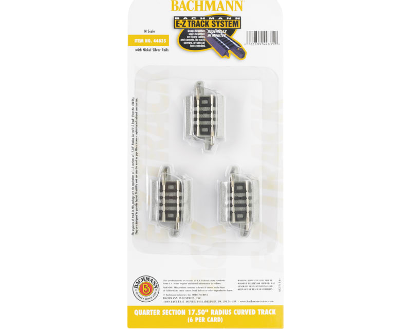 N Ns Ez Qtrsection 17.5curve