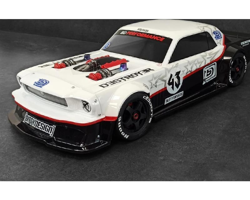 Destroyer 1/7 Supercar Body (Clear) (Arrma Infraction/Limitless)