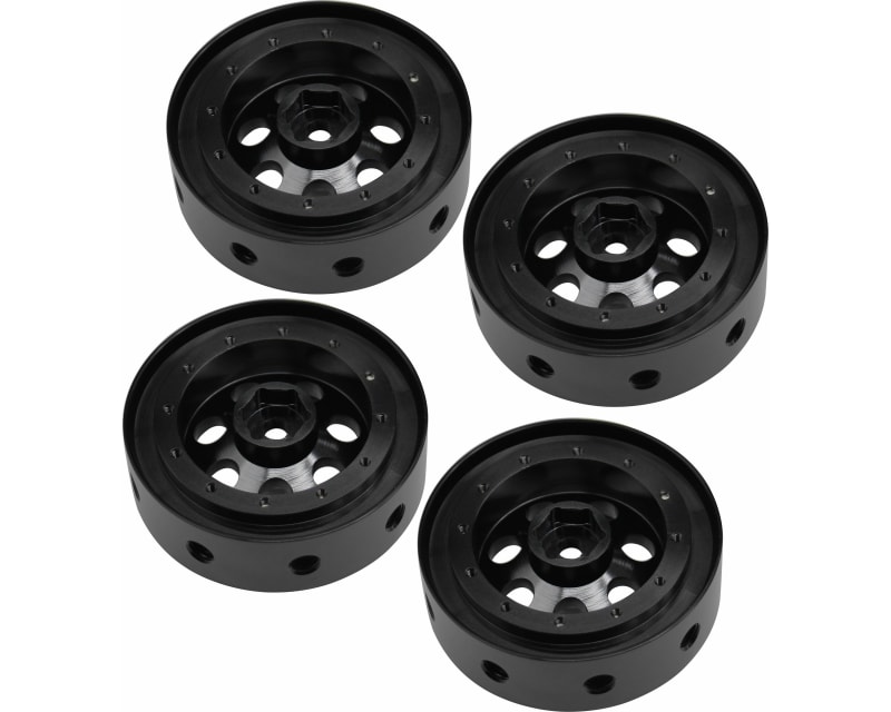 Black Mrc Beadlock 1.9 Wheels Only