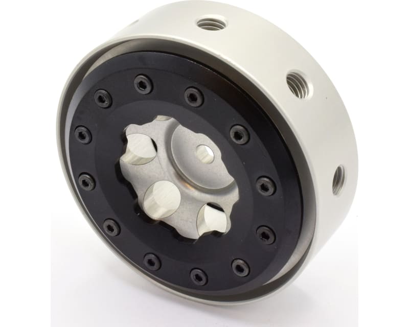 Silver Beadlock 1.9 Rims Black Rings