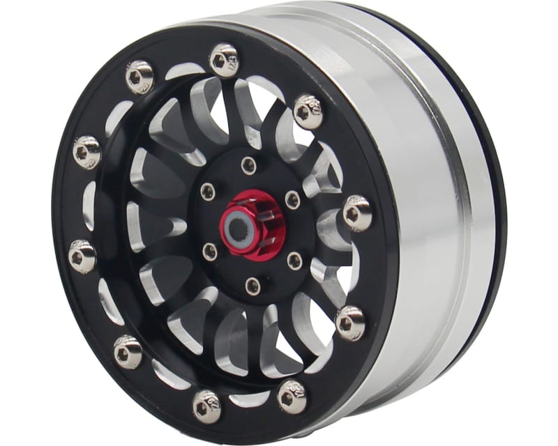 Aluminum Billet 1.9 Beadlock Wheels W/ 12mm Hex (a-Style) (4)