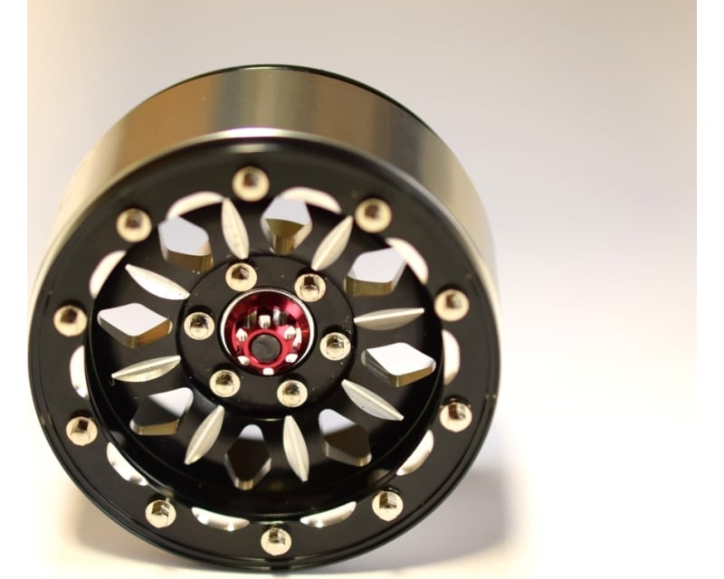 Aluminum Billet 1.9 Beadlock Wheels W/ 12mm Hex (B-Style) (4)