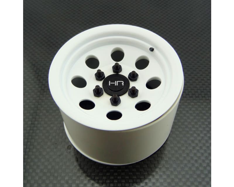discontinued White Steel 2.2 Beadlock 6-Lug 8-Hole Wheels 12mm H
