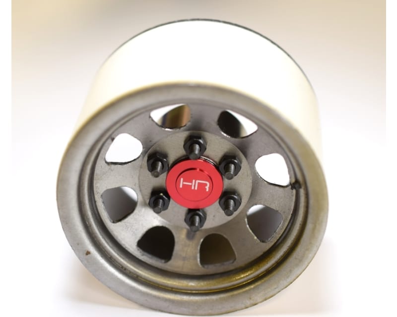 Raw Steel 2.2 Beadlock 6-Lug Wagon Wheels 12mm Hex (4)