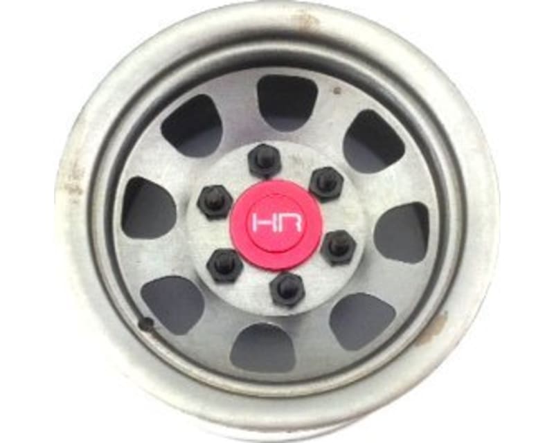 Raw Steel 2.2 Beadlock 6-Lug Wagon Wheels 12mm Hex (4)