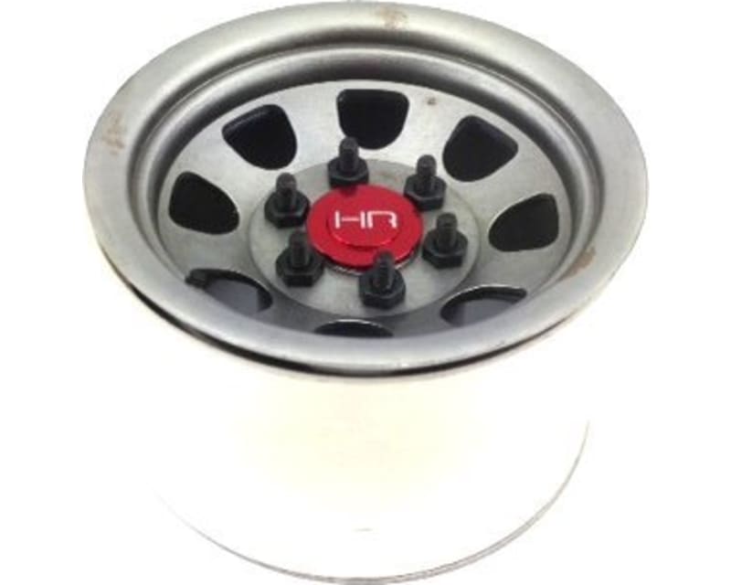 Raw Steel 2.2 Beadlock 6-Lug Wagon Wheels 12mm Hex (4)