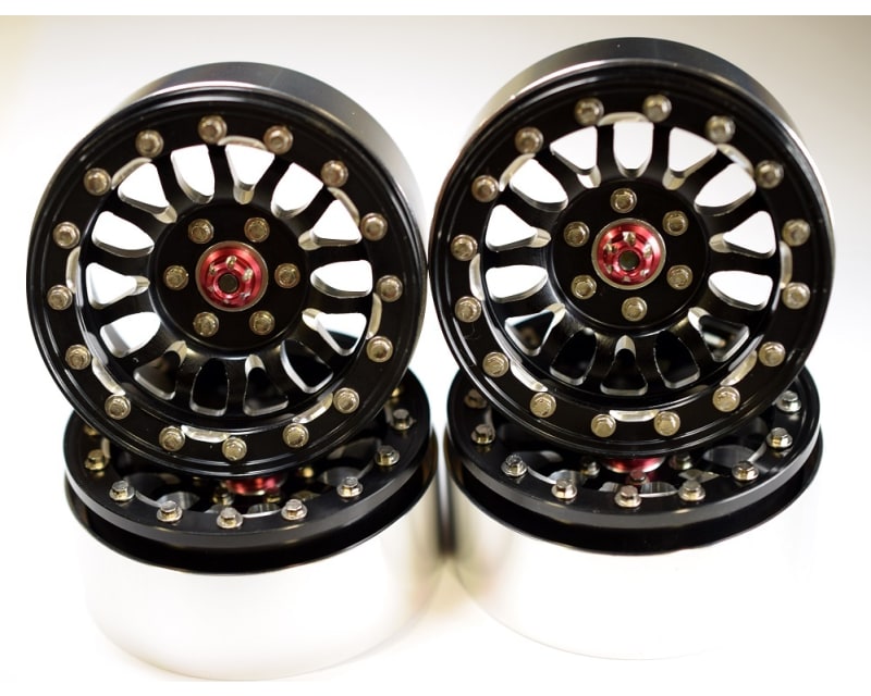 Tap to zoom Aluminum Billet 2.2 Beadlock Wheels w/ 12mm Hex (A-Style) (4)