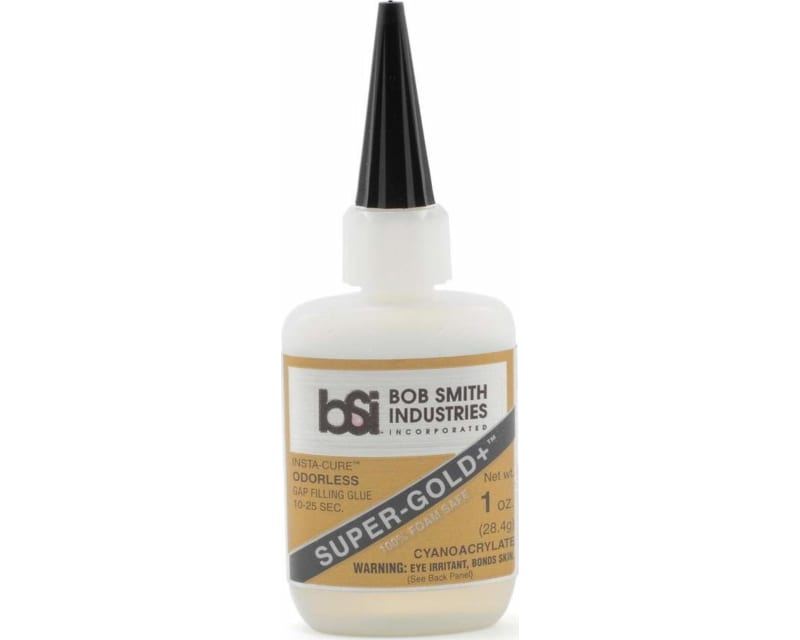 Super-Gold+ 1 Ounce Foam Safe Gap Fillling Ca Glue