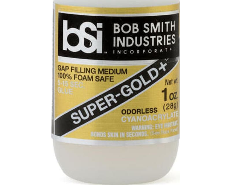 Super-Gold+ Odorless Foam-Safe Ca Glue (Medium) (1oz)