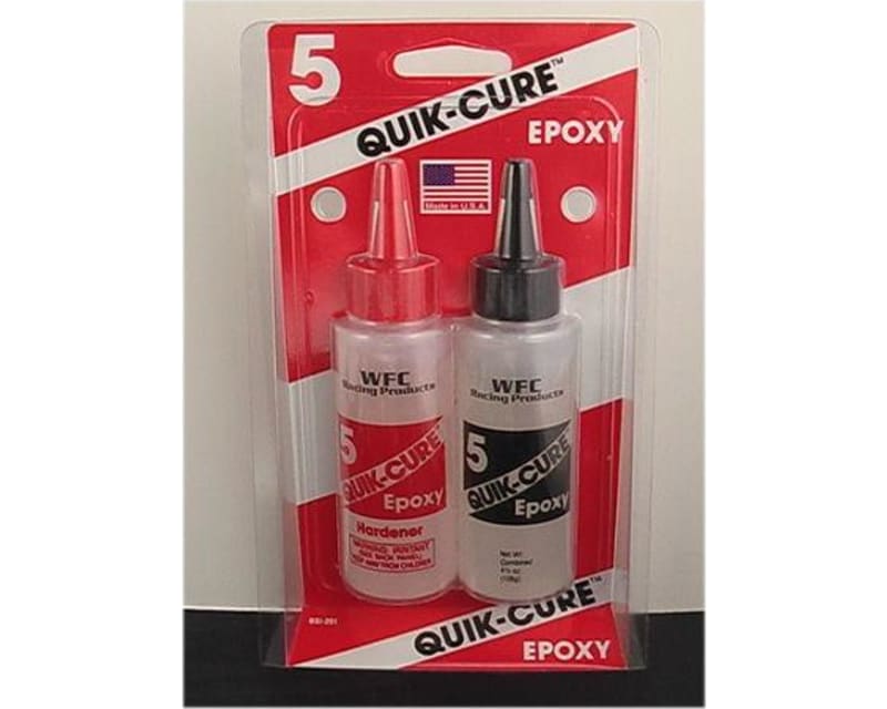 Quick Cure 5 Min Epoxy 4.5 Oz Combined Net Weight (128 G)