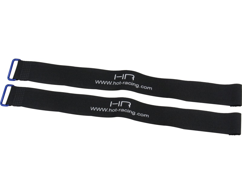 Blue/Black hook and loop Straps 270mm photo
