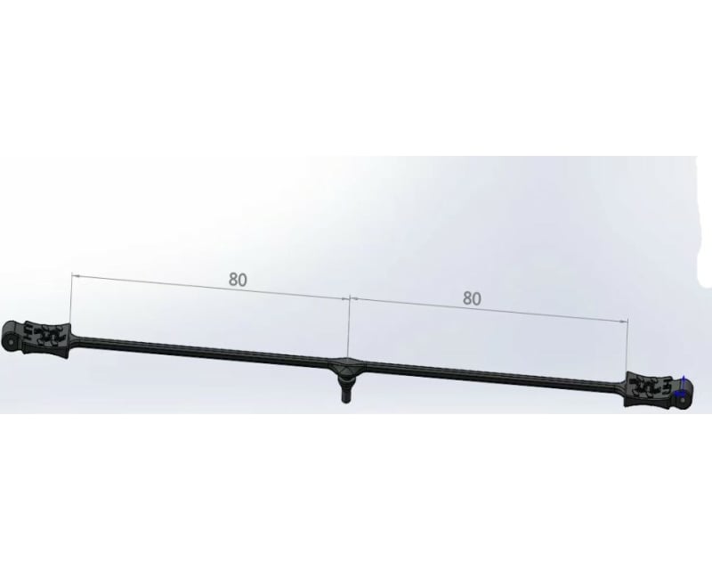 1/8 1:10 Rubber Leash Body pin (Red)