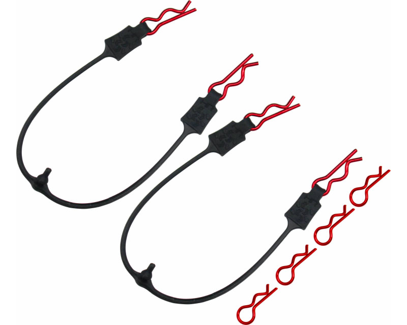 1/8 1:10 Rubber Leash Body pin (Red)