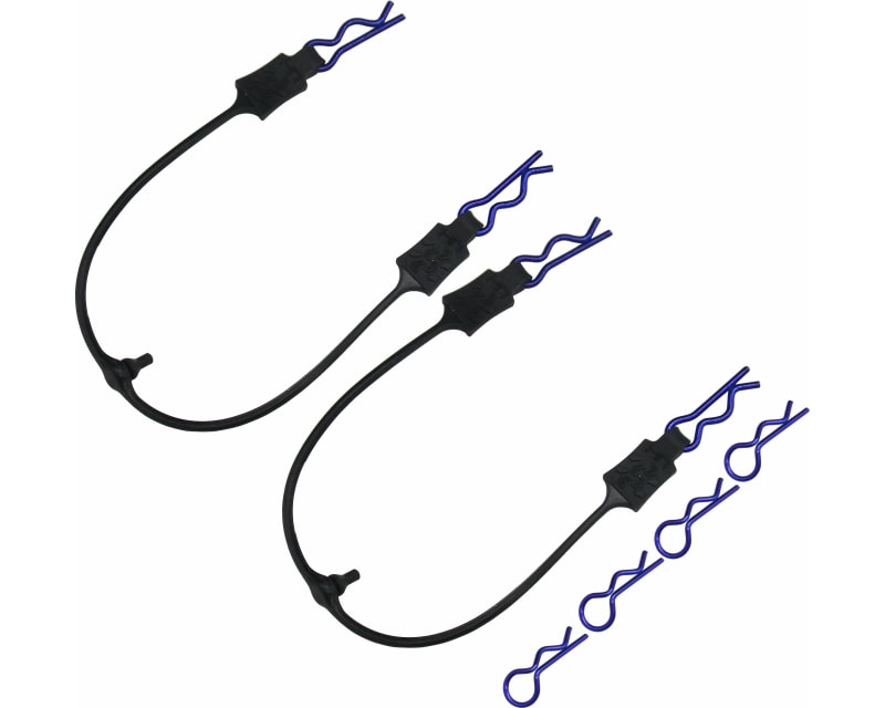 1/8 1:10 Rubber Leash Body Pin (Blue)