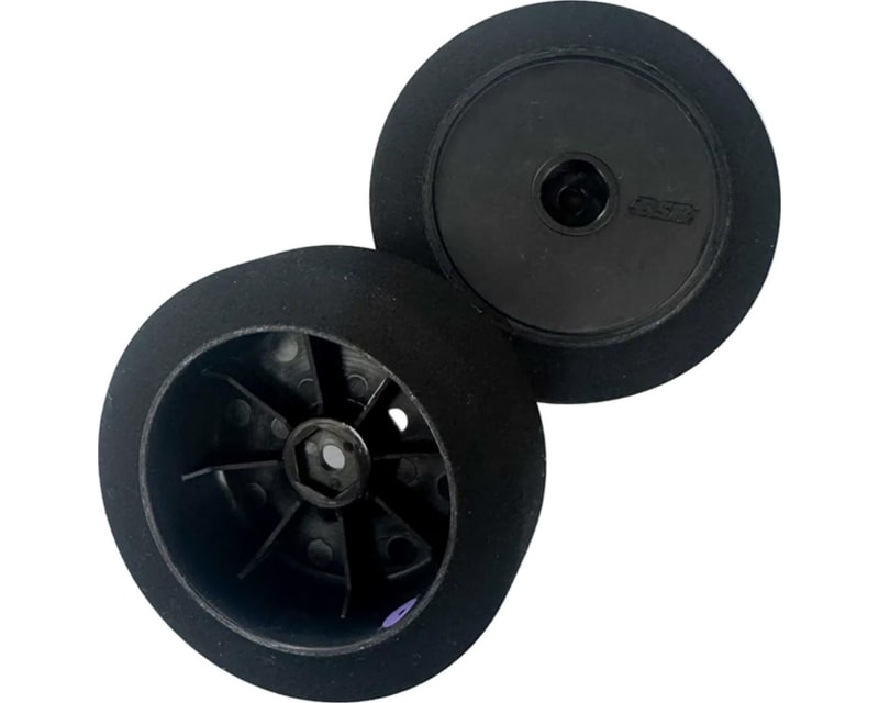 Tap to zoom 1/10 BSR 2.4 Front Pre-Mounted Foam Buggy Tires Orange (2)