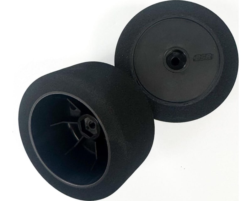 1/10 BSR 2.4" Rear Pre-Mounted Foam Buggy Tires, Blue Compound (