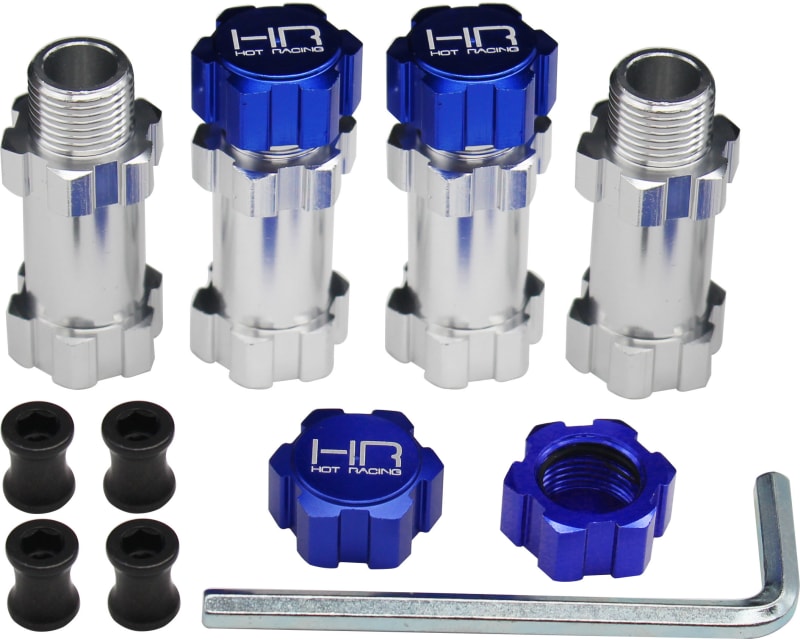 Hd Blue 17mm Clod Wheels Adapter o-ring Wheel Nuts